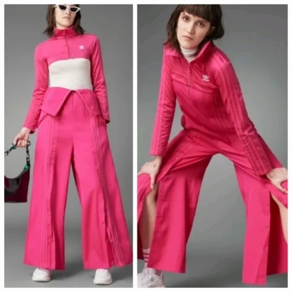 Adidas Women's Vibrant Pink Jumpsuit